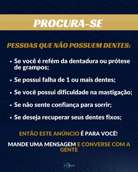 Criativo de Oral Unic